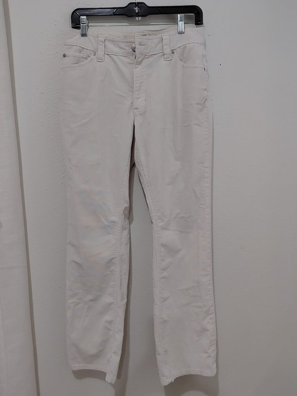 GAP Corduroy Cream Boot Cut Jeans Pants 8R Cotton